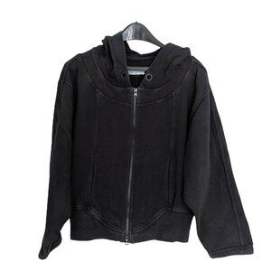 Adidas by Stella McCartney Women's Full-Zip Black Hoodie